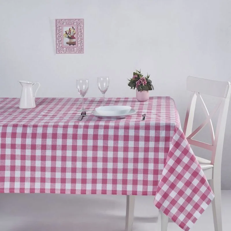 Fata de masa in carouri Alb si Roz [0]