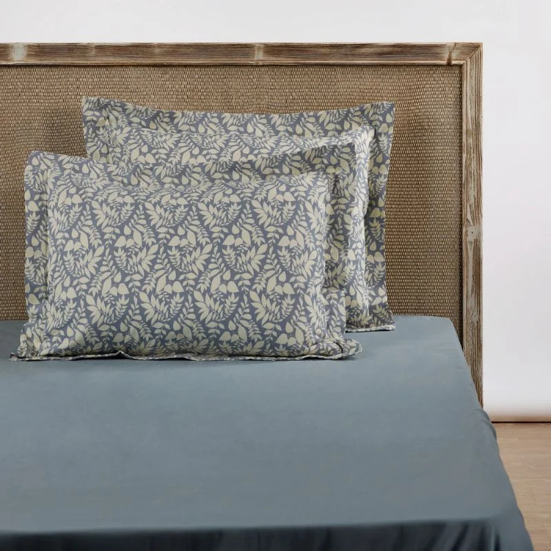 Home & Deco - Fata de perna bumbac Firenze - Albastru, 50x70 cm
