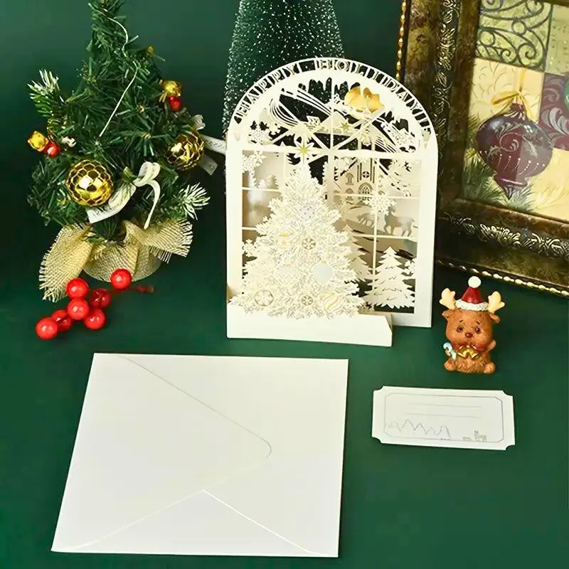 Cadouri pentru Mama - Felicitare de Craciun 3D Christmas Tree