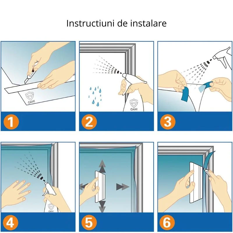 Folie reflexiva pentru geamuri, cu efect de oglinda si protectie solara [8]
