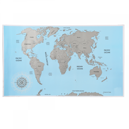 Harta razuibila a Lumii, 88 x 52 cm [9]