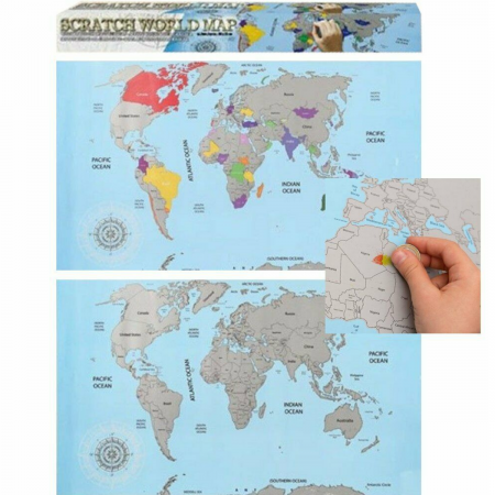 Harta razuibila a Lumii, 88 x 52 cm [7]