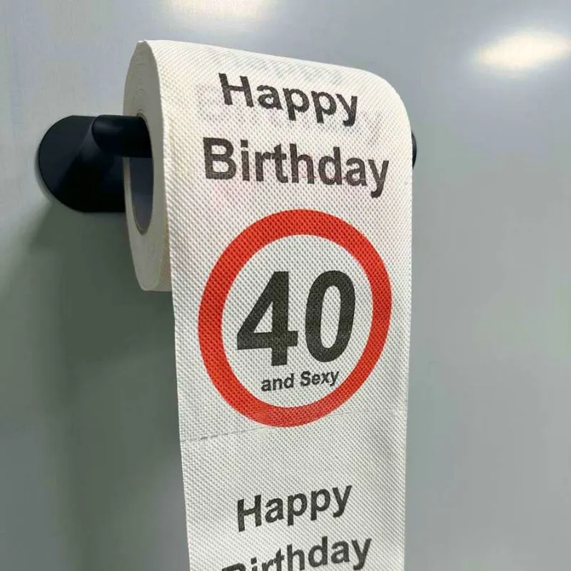 Petrecere - Hartie igienica amuzanta Aniversare 40 de ani
