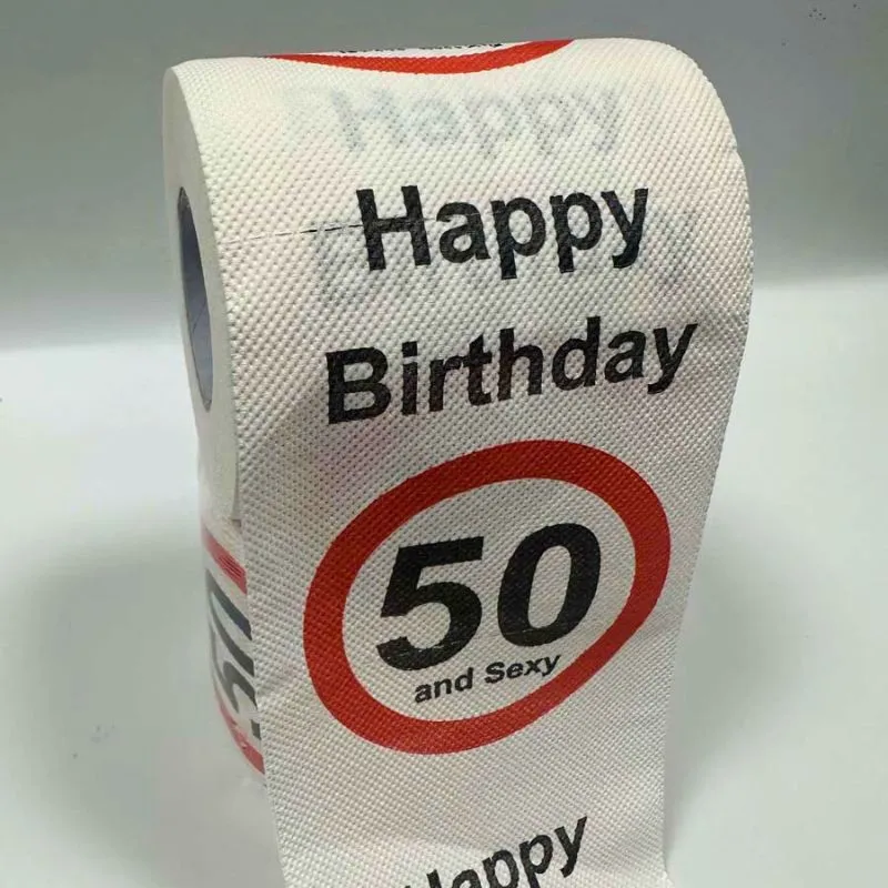Hartie igienica amuzanta Aniversare 50 de ani [3]