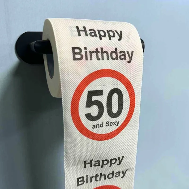 Petrecere - Hartie igienica amuzanta Aniversare 50 de ani