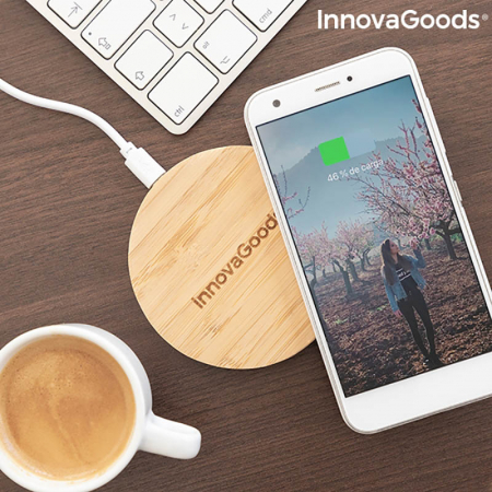 Incarcator wireless din bambus [1]