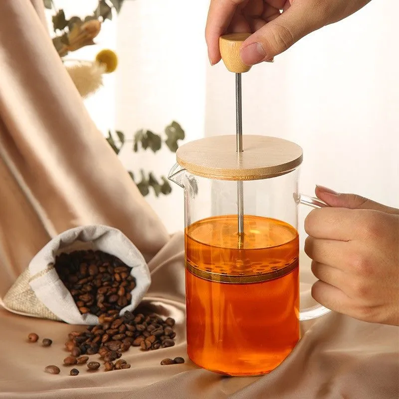 Cadouri Craciun Femei - Infuzor cu capac din lemn 1000 ml