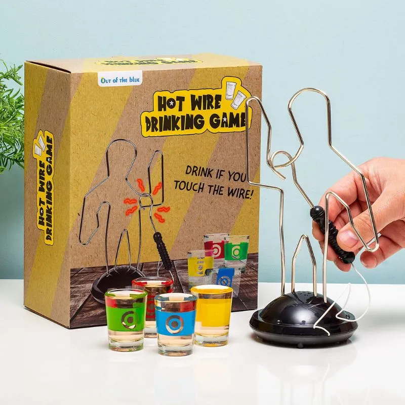 Joc de baut cu 4 pahare Hot Wire [2]