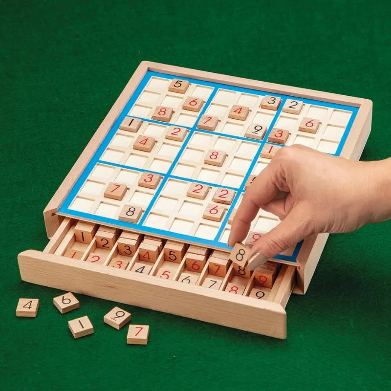 Cadouri Fete - Joc logic Sudoku din lemn