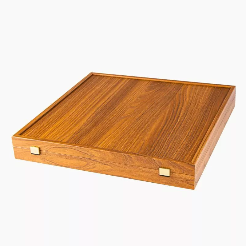 Joc Sah Staunton Regele de Mahon caseta 50x50cm tabla si piese din lemn [6]