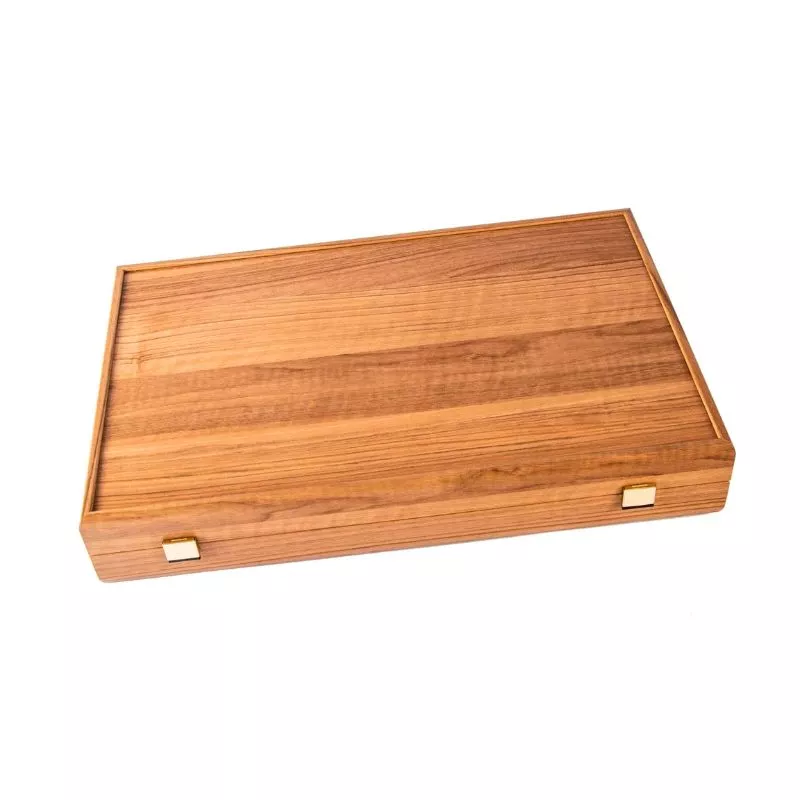 Joc table backgammon Design Rosu de cinabru cu fildes si Taba 48x30cm [5]