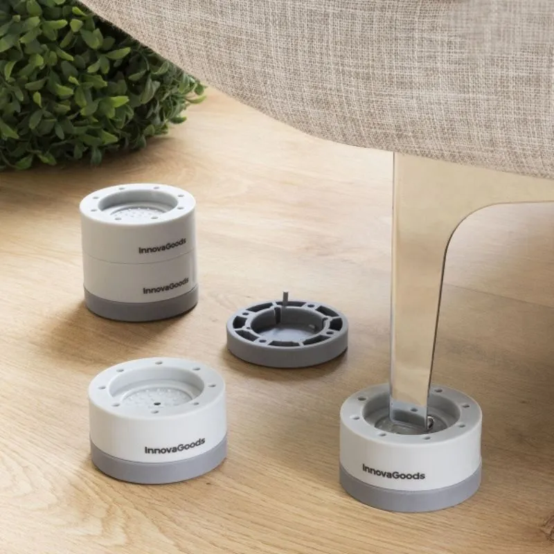 Kit 4 Picioruse Anti-vibraÈ›ii Stivuibile [5]