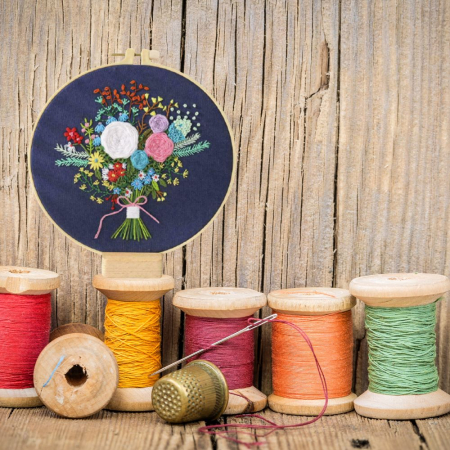 Kit Broderie DIY, Buchet Flori de camp [2]