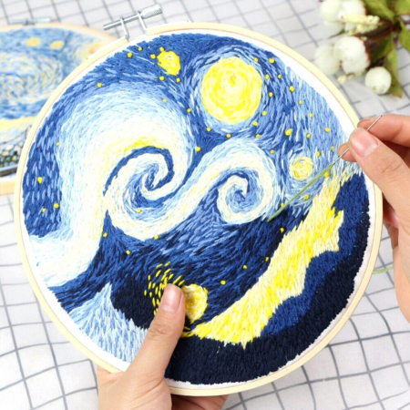 Kit Broderie DIY, Cosmos [4]