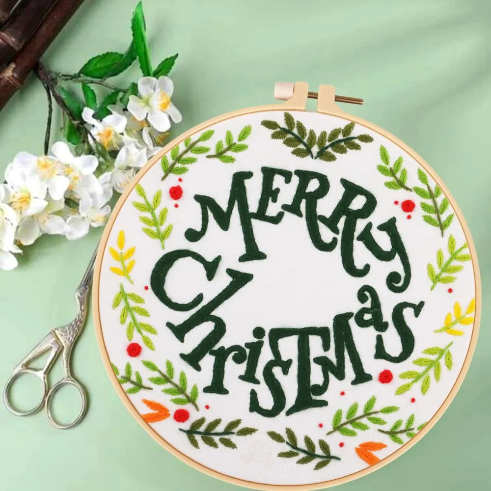 Kit Broderie DIY de Craciun, Merry Christmas [4]