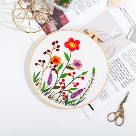 Kit Broderie DIY, Flori gratioase [1]