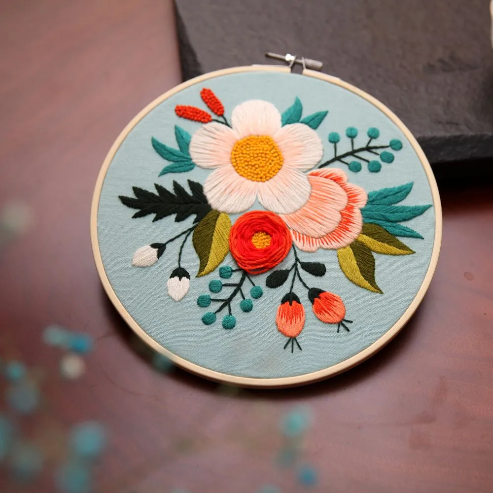Kit Broderie DIY, Inspiratie cu flori [1]
