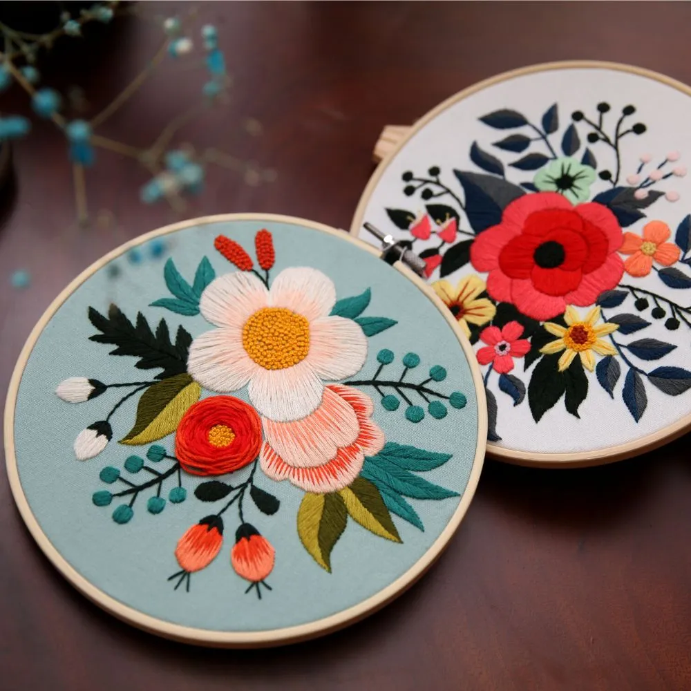 Kit Broderie DIY, Inspiratie cu flori [6]