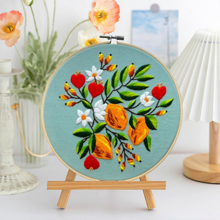 Kit Broderie DIY, Simfonie de flori culori [0]