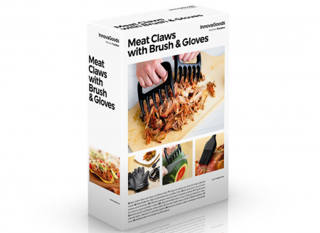 Kit gheare de urs pentru carnuri, cu pensula si manusi [7]