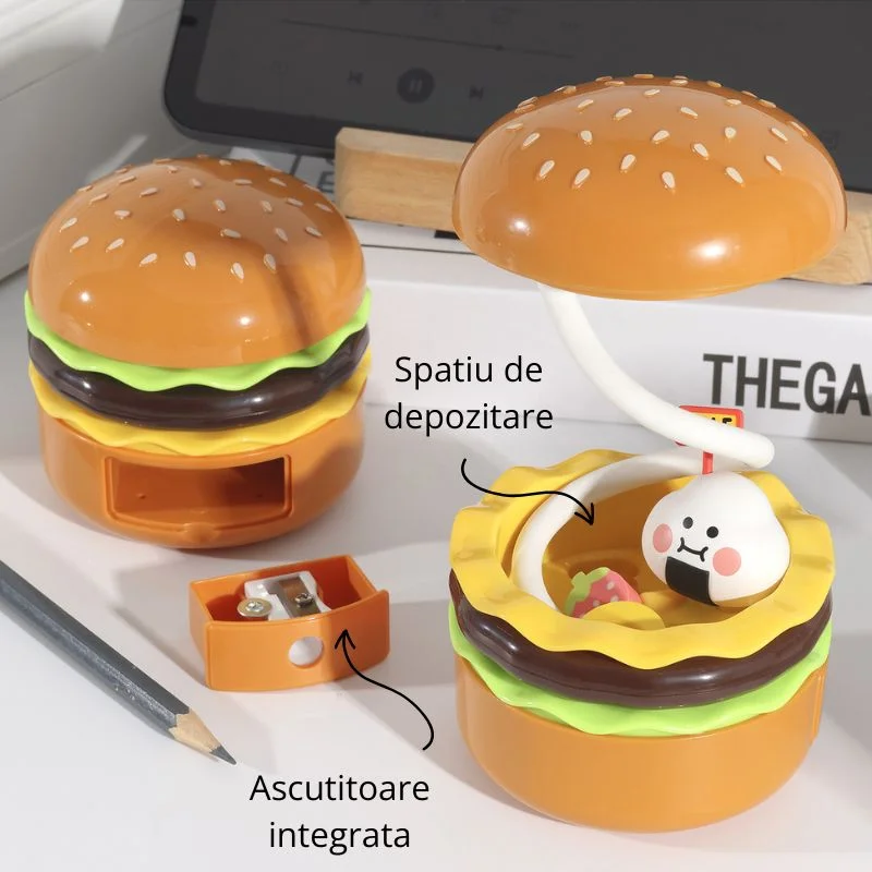 Lampa amuzanta Hamburger cu ascutitoare [10]