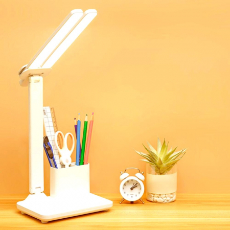 Lampa birou cu suport instrumente de scris, Aripi [1]