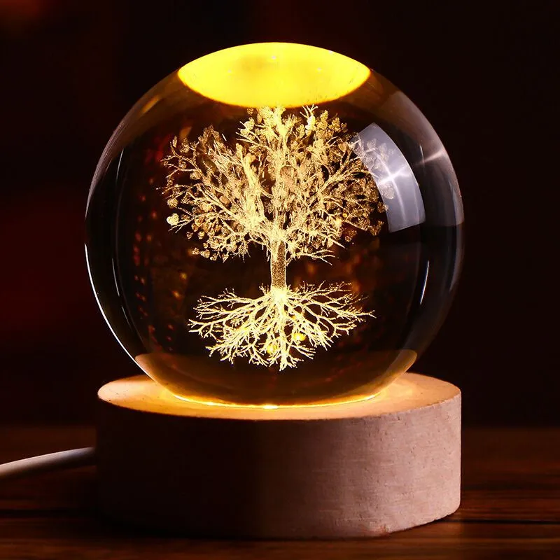 Lampa Glob de Cristal Copacul Vietii [3]