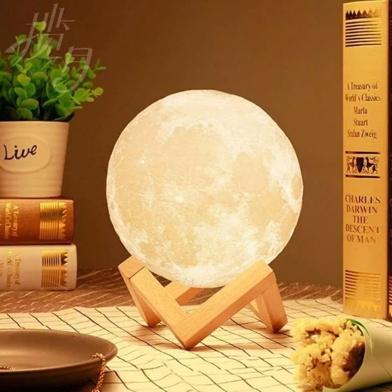 Lampa led luna in culori [2]