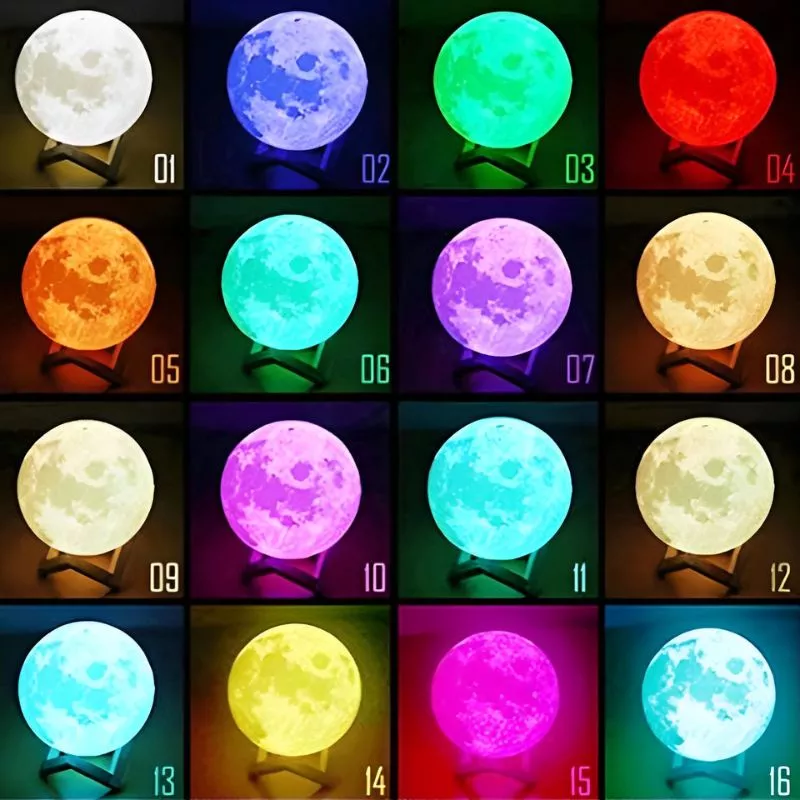 Lampa led luna in culori [4]