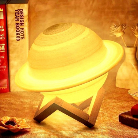 Lampa LED 3D, Saturn XL, 15cm, Steaua lui Ninib [0]