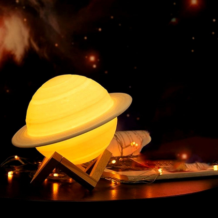 Lampa LED 3D, Saturn XL, 15cm, Steaua lui Ninib [1]