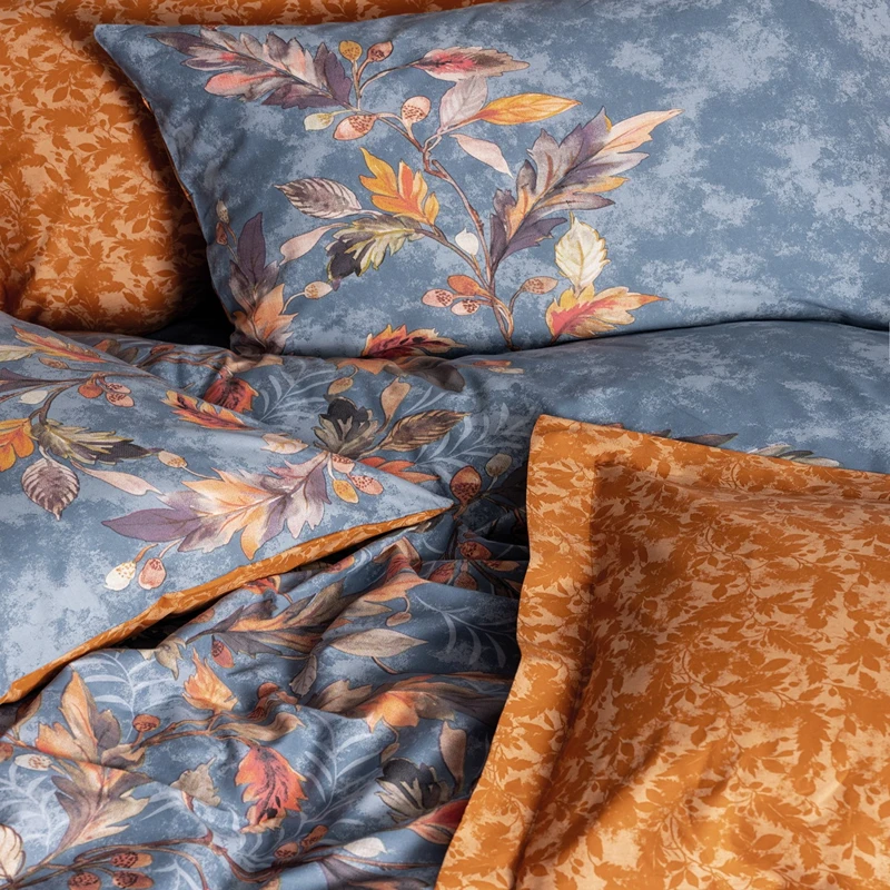 Lenjerie pat single, bumbac ranforce, design elegant, 160x220 cm, o husa de perna [1]