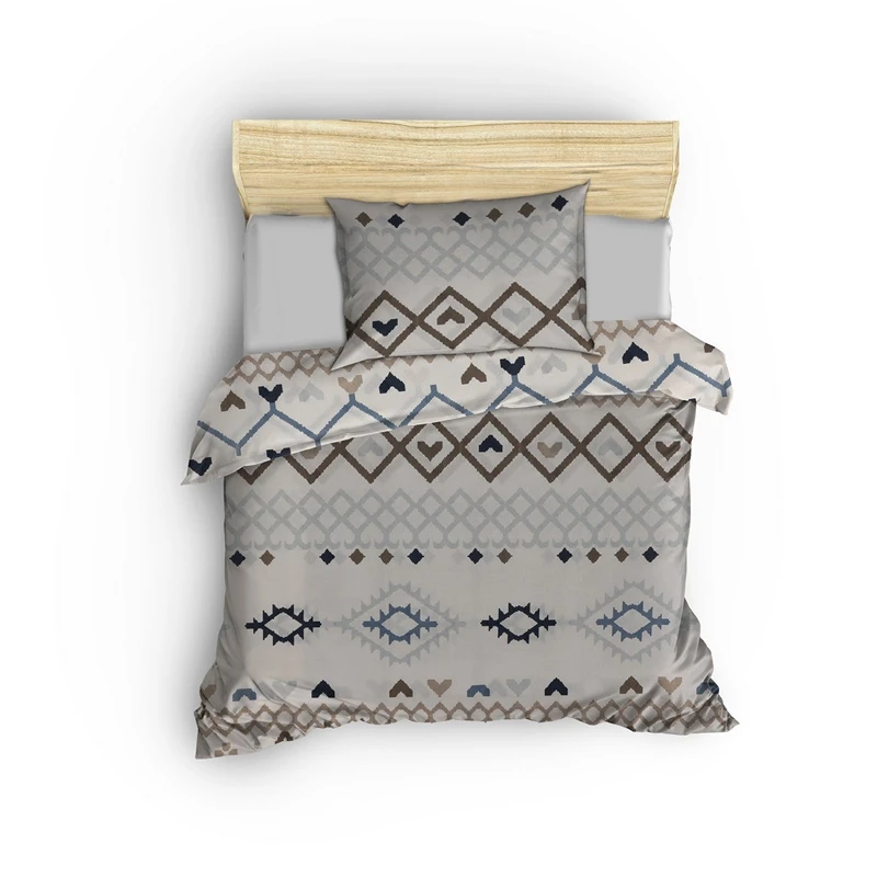 Lenjerie pat single, stil modern, 160x220 cm, o husa de perna [1]