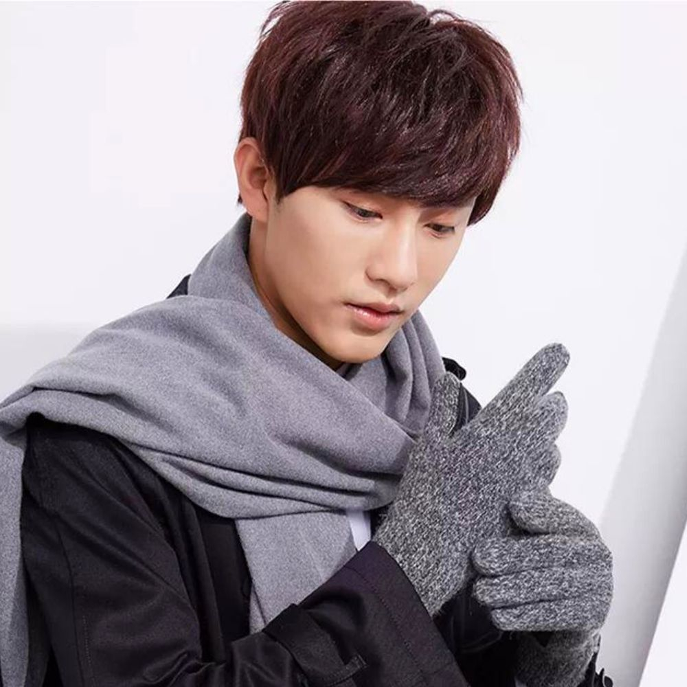 Manusi barbati, de iarna, din lana de Alpaca [1]