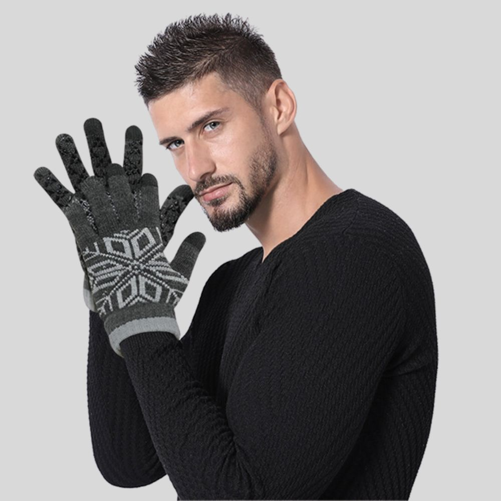 Manusi barbati iTouch screen sensitive, Rombo [5]