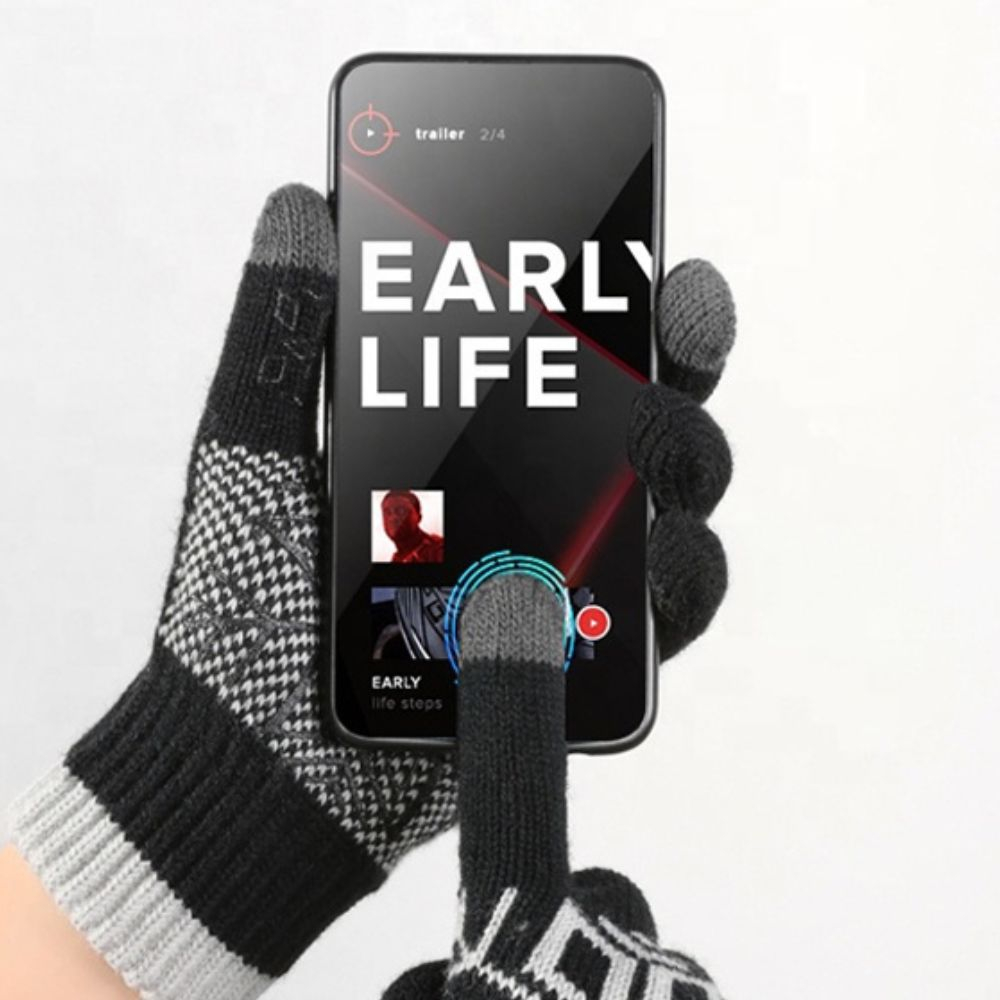 Manusi barbati iTouch screen sensitive, Rombo [4]