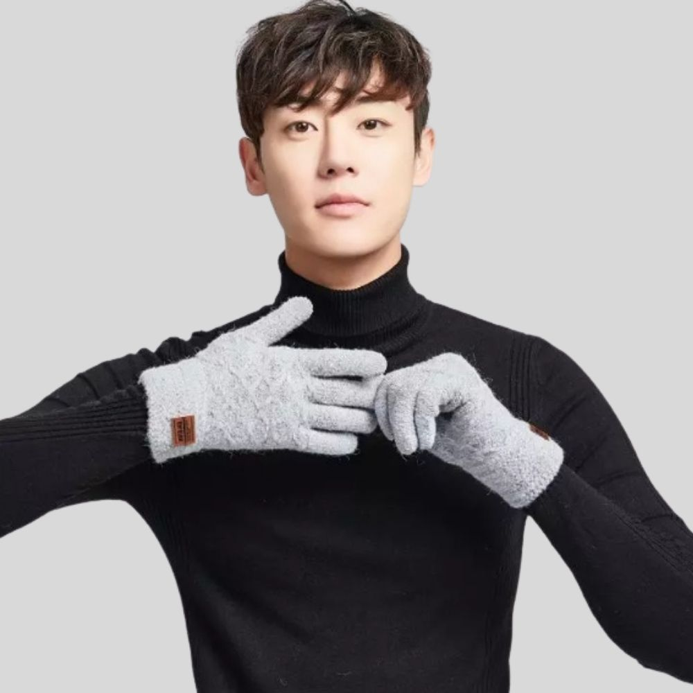 Manusi barbati iTouch screen sensitive, Tricot [5]