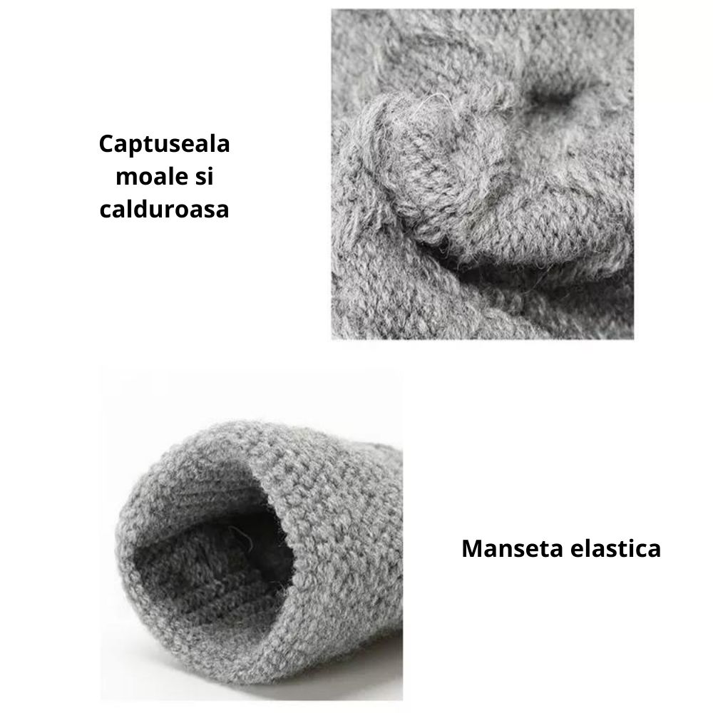 Manusi barbati iTouch screen sensitive, Tricot [8]