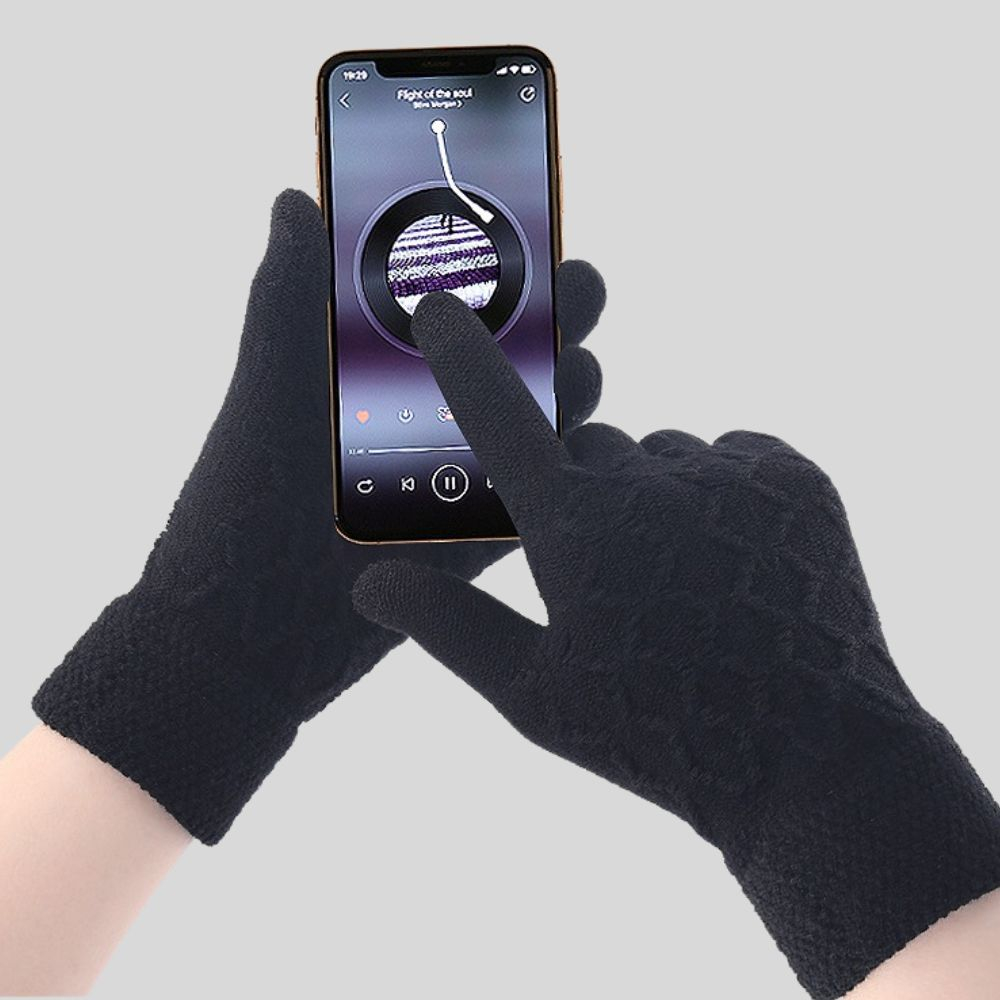 Manusi barbati iTouch screen sensitive, Tricot [3]