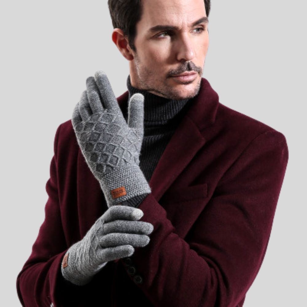 Manusi barbati iTouch screen sensitive, Tricot [10]