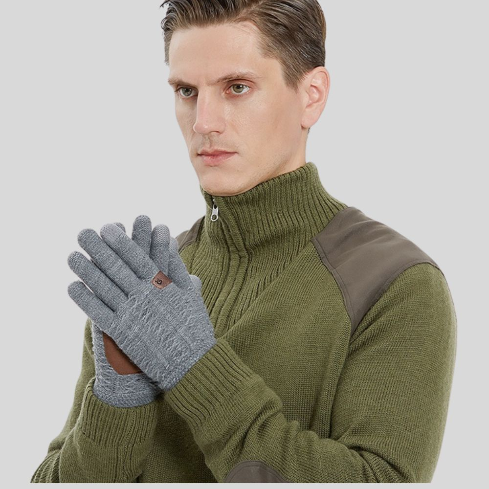 Manusi barbati iTouch screen sensitive, Tricot palm [1]