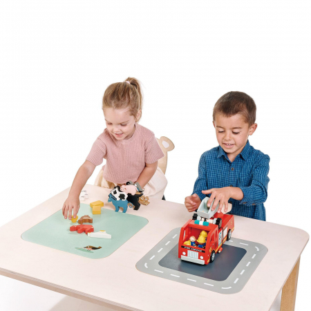 Cadouri - Masuta de joaca pentru copii, cu doua zone depozitare jucarii