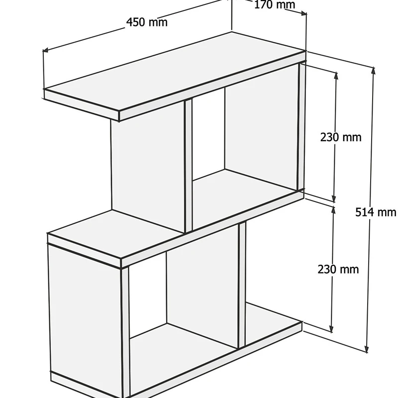 Masuta laterala Zet, design modern, finisaj marmura freesia, multifunctionala, 45 cm [4]