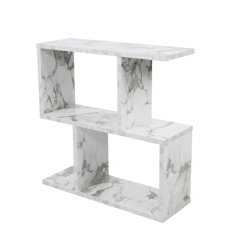 Masuta multifunctionala Life Alb & Marmura cu spatiu de depozitare [1]