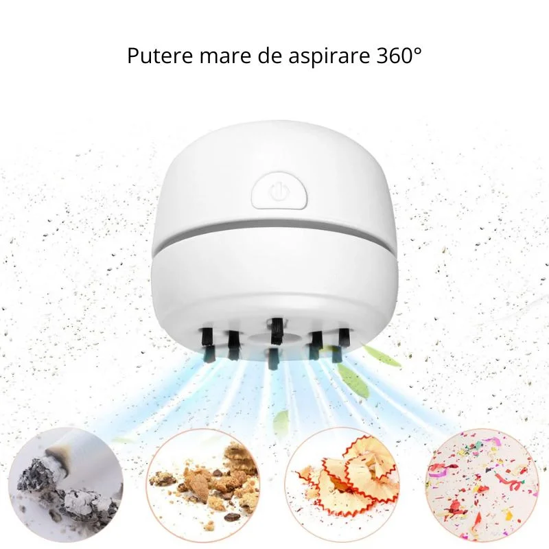 Mini aspirator portabil pentru birou [5]