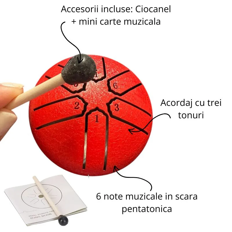 Mini toba metalica cu 6 note [10]
