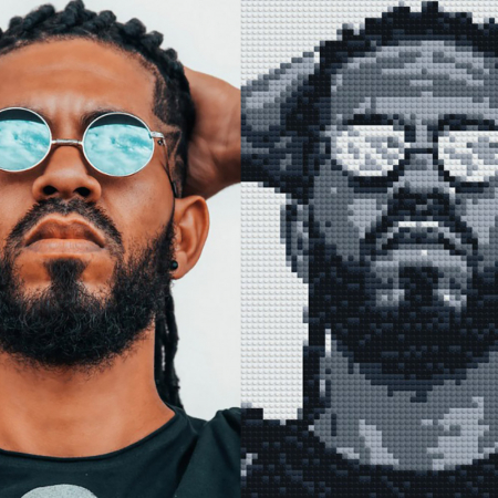 Mozabrick - Tablou lego personalizat DIY, 51cm x 76cm [3]