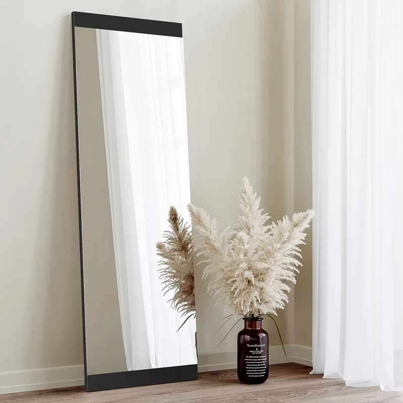 Cele mai noi - Oglinda Basic cu rama neagra, rectangulara, ajustabila orizontal si vertical