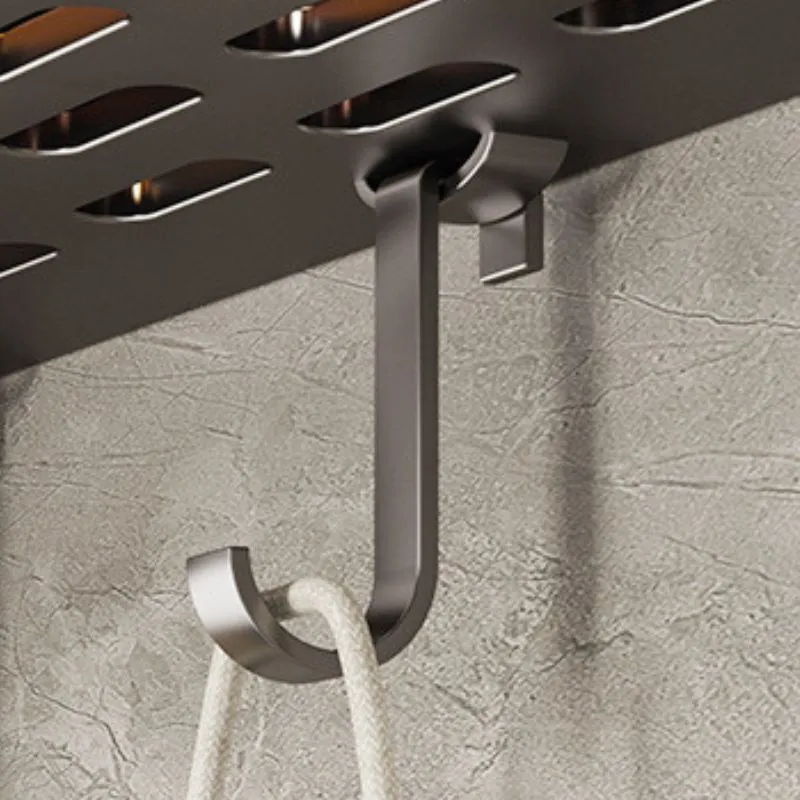 Organizator de perete cu suport prosop 30 cm [2]