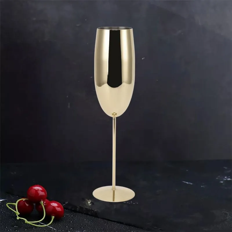 Pahar sampanie din Otel inoxidabil Gold [0]